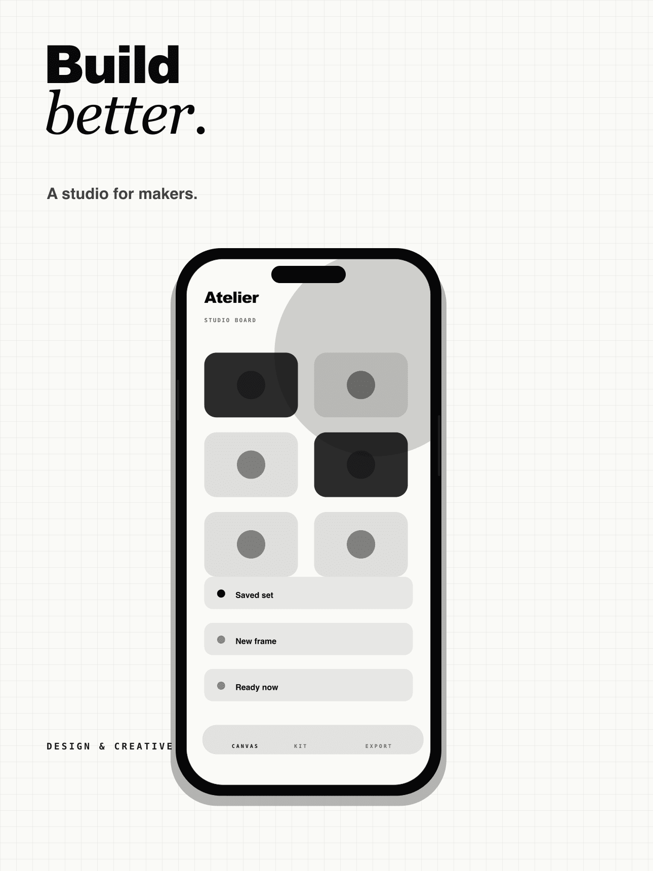 Atelier Grid App Store screenshot preview