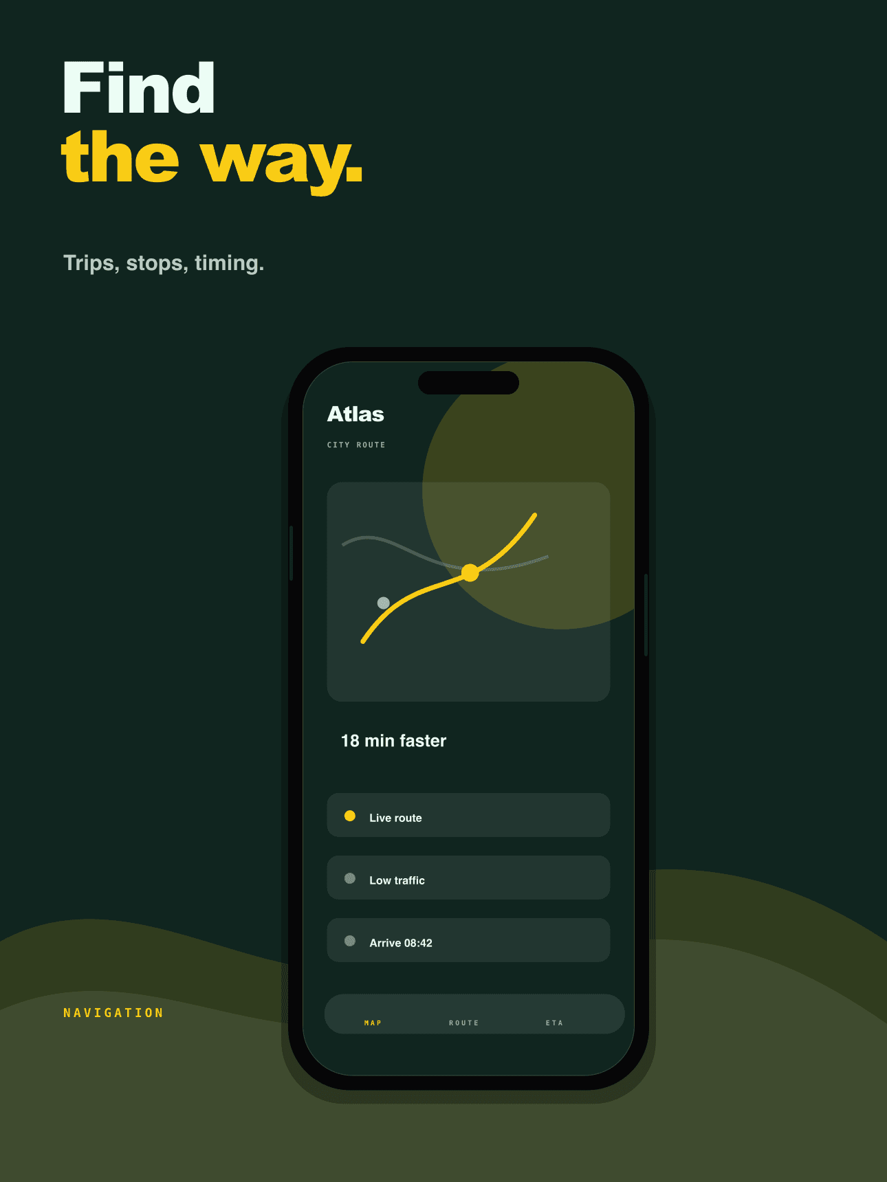 Atlas Route App Store screenshot preview
